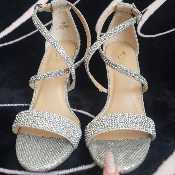 Thalia Sodi Shoes - ⭐GORGEOUS DIAMOND RHINESTONE STRAPPY HIGH HEELS 6⭐